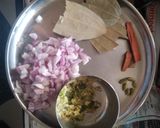 A picture of step 4 of Dal Pakwan.
