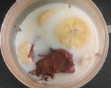 A picture of step 1 of Cashew Badam Shake With Chocolate Flavour/ Delicious And Nutritious Almond Shake!! Holi Special ✨🌈.