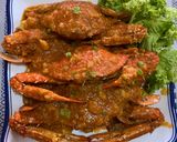 A picture of step 5 of Singapore Chilli Crab.