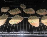 A picture of step 7 of Chicken salad with honey mustard dressing / garlic bread.