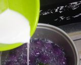 Foto langkah ke 2 dari resep Bubur Candil Ubi Ungu.