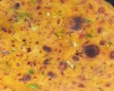 A picture of step 3 of Leftover Dal & salad paratha.