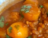 A picture of step 5 of Sugar bean curry.