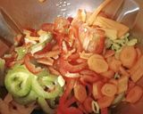 Une image de l'étape 3 de Cabillaud, riz et poivrons au curry au Cook Expert.