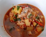 Foto langkah ke 8 dari resep Kakap Fillet Pedas Manis.