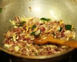 A picture of step 2 of My mom in law's fish curry- Central Tranvancore style.