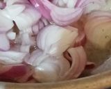 A picture of step 2 of Green chilli achar.