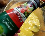 Foto del paso 5 de la receta Ensalada de brotes tiernos y Espinacas con vinagreta de Mango