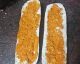 Foto del paso 3 de la receta: Bocadillo de lomo adobado, salteado de pimiento y huevo frito