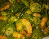 Foto langkah ke 7 dari resep Udang Cabe Ijo.