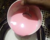 A picture of step 2 of Strawberry Custard.