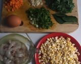 Foto langkah ke 1 dari resep Sup Jagung Udang Mix Sayur.