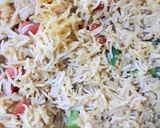A picture of step 10 of Veggie pulao.
