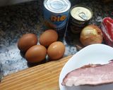 Foto del paso 1 de la receta: Tortilla de champignones y panceta!