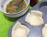 Foto langkah ke 2 dari resep Roti Mangkuk dgn telur dan tuna.