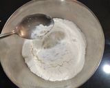 A picture of step 1 of Sweet Mathri.