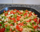 Foto del paso 4 de la receta Arroz cremoso con verduras y mozzarella