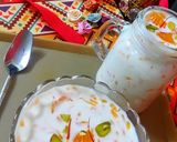 A picture of step 4 of Kheer Komola.