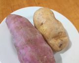 Foto del paso 1 de la receta: Guarnición de papa y batata fácil!