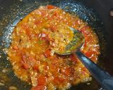 A picture of step 1 of Chicken liver masala.