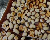 A picture of step 5 of Peanut and Gur Chikki.