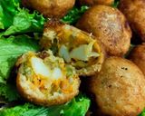 A picture of step 12 of Veg Chinese bread balls.