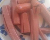 Foto del paso 1 de la receta: Vienesa con forma de pulpo
