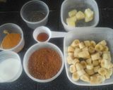 A picture of step 1 of Chocolate Peanut Butter Smoothie Bowl.