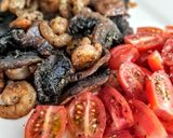 Foto del paso 2 de la receta: PORTOBELLO🍄Y🍤Camarones al Ajillo...!