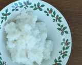 A picture of step 2 of Leftover rice paal kolukattai.