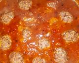Foto del paso 5 de la receta: Tallarines caseros al huevo con albóndigas de película