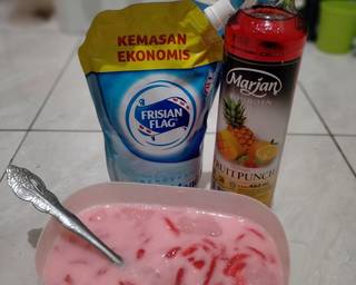 1.Cendol tepung kanji - Step 8