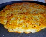 A picture of step 3 of Potato Cheela.