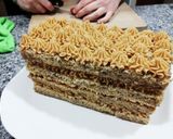 Foto del paso 13 de la receta Tarta de Plátano con relleno de Mantequilla de Cacahuete🍌🥜