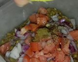 A picture of step 3 of Moong Chaat.