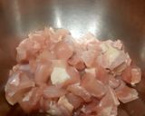A picture of step 1 of Kolkata style Chicken Kathi Roll.