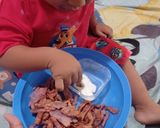 Foto langkah ke 6 dari resep Stick bawang ubi ungu empuk Homemade.