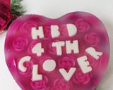 Foto langkah ke 6 dari resep #501. Dragon Fruit Cheese Cake 🍰.