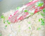 A picture of step 4 of White sauce box patties.