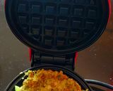 A picture of step 4 of Kulith veggie waffle.