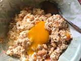 Perkedel tahu, ayam dan wortel😍🤤