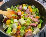 Une image de l'étape 12 de Soupe paysanne aux poireaux, carottes, pommes de terre et lard.