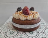 Foto del paso 10 de la receta: Bizcocho de chocolate sin gluten con cobertura de chocolate blanco