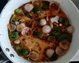 A picture of step 7 of Honey Garlic chicken.
