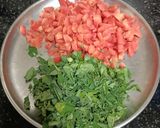 A picture of step 1 of Subji Carrot - Methi.