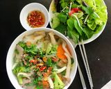 Hình bước làm 3 của món Bánh canh nấm