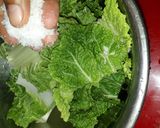 Foto langkah ke 1 dari resep Kimchi sawi putih korea rempah lokal.