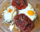 Foto del paso 6 de la receta: Huevos al plato con tomate y cebolla