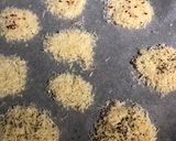 A picture of step 3 of Delectable Parmesan crisps.