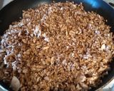 A picture of step 1 of Mushroom Lasagna.